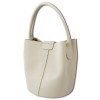 Toscanto Damen Umhngetasche Leder Tasche beige OTT169SI1