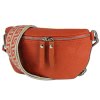 Toscanto Damen Grteltasche Leder Tasche orange papaya OTT807BE