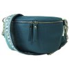 Toscanto Damen Grteltasche Leder Tasche blau OTT807BF