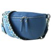Toscanto Damen Grteltasche Leder Tasche blau OTT807BM