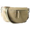 Toscanto Damen Grteltasche Leder Tasche taupe beige OTT807BN