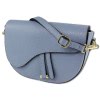 Toscanto Damen   Leder Tasche hellblau OTT810SH