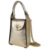 Toscanto Damen  Leder Tasche gold OTT813UZ