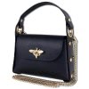 Toscanto Damen  Leder Tasche dunkelblau OTT817UB