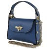Toscanto Damen  Leder Tasche blau OTT817UF
