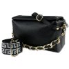 Toscanto Damen Jugend  Citytasche Leder Tasche schwarz OTT818US