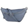 Toscanto Damen Grteltasche Leder Tasche blau OTT820BF