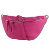 Toscanto Damen Grteltasche Leder Tasche pink fuchsia OTT820BP
