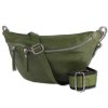 Toscanto Damen Grteltasche Leder Tasche grn OTT821BG