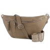 Toscanto Damen Grteltasche Leder Tasche taupe beige OTT821BN