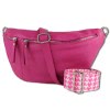 Toscanto Damen Grteltasche Leder Tasche pink OTT821BP
