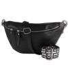 Toscanto Damen Grteltasche Leder Tasche schwarz OTT821BS