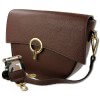 Toscanto Damen Jugend  Citytasche Leder Tasche dunkelbraun OTT824UN