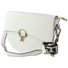Toscanto Damen Jugend  Citytasche Leder Tasche wei OTT824UW