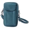 Toscanto Damen  Handtasche Leder Tasche hellblau OTT827SH