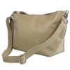 Toscanto Damen   Leder Tasche taupe beige OTT829SN
