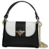 Toscanto Damen  Leder Tasche schwarz wei OTT833USW