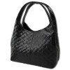 Toscanto Damen Schultertasche Leder Tasche schwarz OTT837SS1