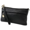 Toscanto Damen Clutch Leder Tasche schwarz OTT838CS1