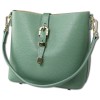 Toscanto Damen Schultertasche Leder Tasche salbeigrn OTT839SL1