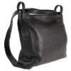 Toscanto Damen  Cityrucksack Leder Tasche schwarz OTTM108SS