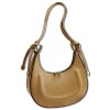 Toscanto Damen Umhngetasche Leder Tasche braun taupe OTTM814UC