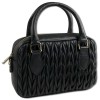 Toscanto Damen Handtasche Schultertasche Leder Tasche schwarz OTTM815SS