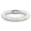 SilberDream Glitzerarmband Minikristalle wei 20cm Armband Damen SDA050W0