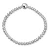 SilberDream Armband Kugeln schliff 925er Sterling Silber Damen Armreif SDA2435J