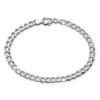 SilberDream Armband Panzer facettiert 19cm 925 Sterling Silber Unisex SDA2489J