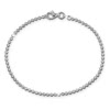 SilberDream Damen Armband Kugel diamantiert 19cm 925 Sterling Silber SDA2549J