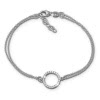 SilberDream Armband rund Zirkonia wei 17cm - 19cm 925er Silber Damen SDA2587J