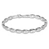 SilberDream Armband oval offen 925 Silber 19cm Silberarmband SDA401