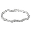 SilberDream Armband Welle matt/glnzend 925 Sterling Silber 19cm SDA432