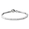 SilberDream Armband Line matt/glnzend 925 Sterling Silber 18,5cm SDA452J