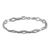 SilberDream Armband Outline matt/glnzend 925 Sterling Silber 19,3cm SDA456J