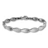 SilberDream Armband Tropfen 925 Silber cutt matt 19cm SDA4794O