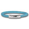 SilberDream Damen Armband Geflecht trkis mit Stahlverschluss SDA503T