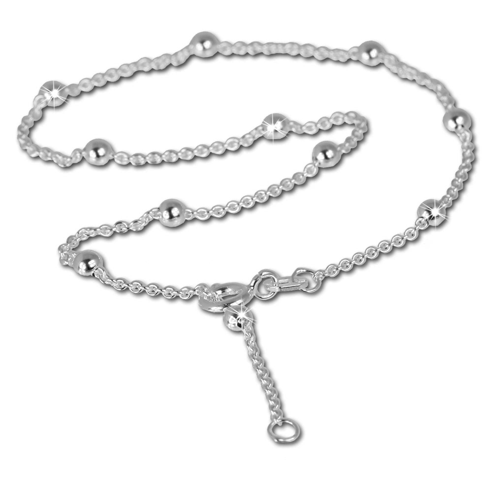 SilberDream 28cm Fukette Kugel 925 Silber SDF007