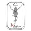 SilberDream Fukette Dangle Kugeln 25cm 925 Sterling Silber Damen SDF5165J