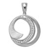 SilberDream Ketten Anhnger -Circle- Zirkonia wei 925 Silber SDH4373W