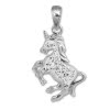 Teenie-Weenie Kettenanhnger Einhorn Zirkonia wei Kinder 925er Silber SDH458W