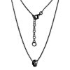 SilberDream Collier Kette verschlungen geschwrzt 925 Silber 44-47cm SDK11344S