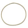 SilberDream Collier Kette Gitter vergoldet 925 Silber Damen 50cm SDK2195Y