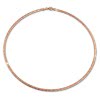 SilberDream Collier Kette Muster Rose vergoldet 925er Silber 42cm SDK22942E