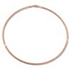 SilberDream Collier Kette Muster Rose vergoldet 925er Silber 42cm SDK22942E