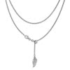 SilberDream Collier Kette Flgel 925er Sterling Silber Damen 45cm SDK23445J