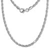 SilberDream Collier Kette Doppelanker 925er Silber Damen 45cm SDK26345J