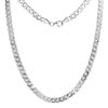 SilberDream Panzer Kette 925 Sterling Silber Unisex 50cm SDK26850J