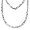 SilberDream Halskette geflochten 925 Sterling Silber Damen 45cm SDK27645J